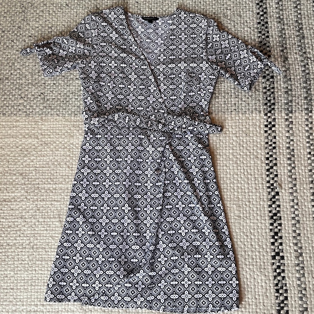 Banana Republic Patterned Wrap Dress